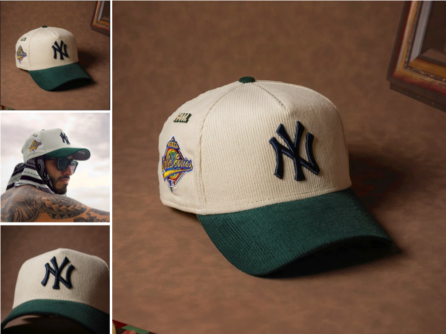 New York Yankees Cream/Dark Green World Series 1996 Commemorative Snapback