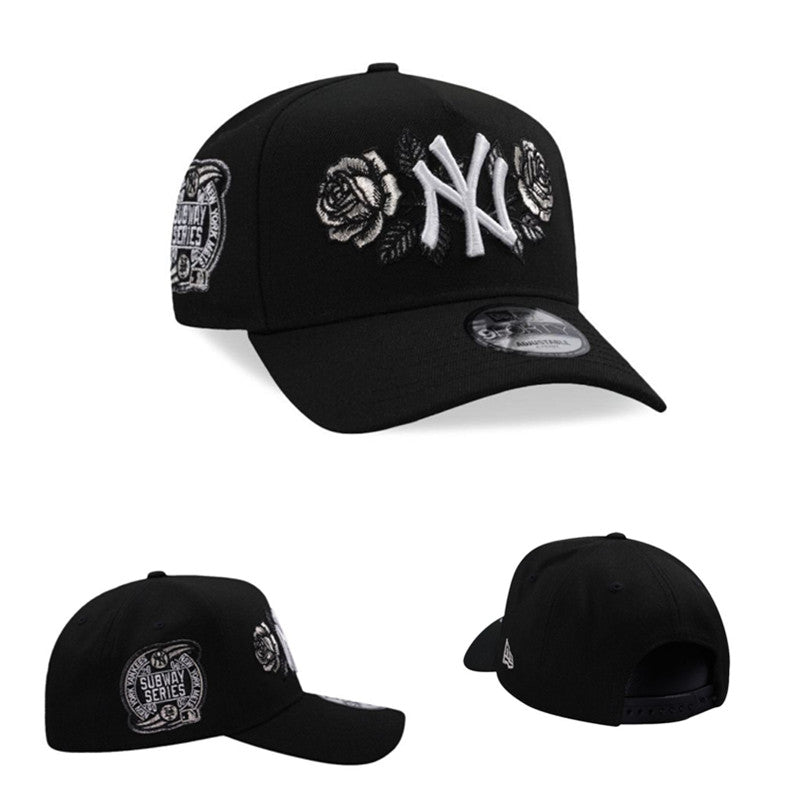 New York Yankees Black/White Subway Series 9FORTY Adjustable