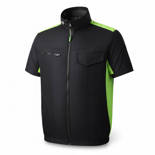 Cooling Summer Work Shirt – Breathable Air-Conditioned Short Sleeve Outdoor Heat Protection Clothing