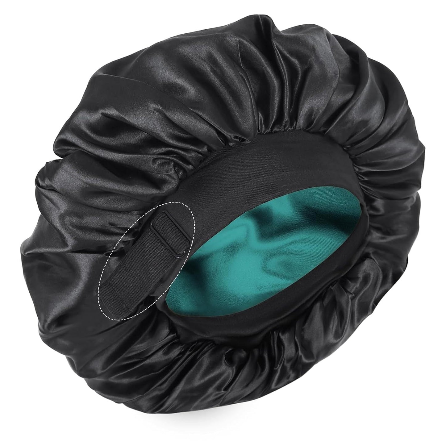 Adjustable Double-Layer Satin Hair Bonnet for Women