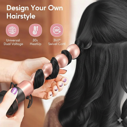 5-in-1 Professional Hair Styler Salon- Perfect Curls at Home in Minutes
