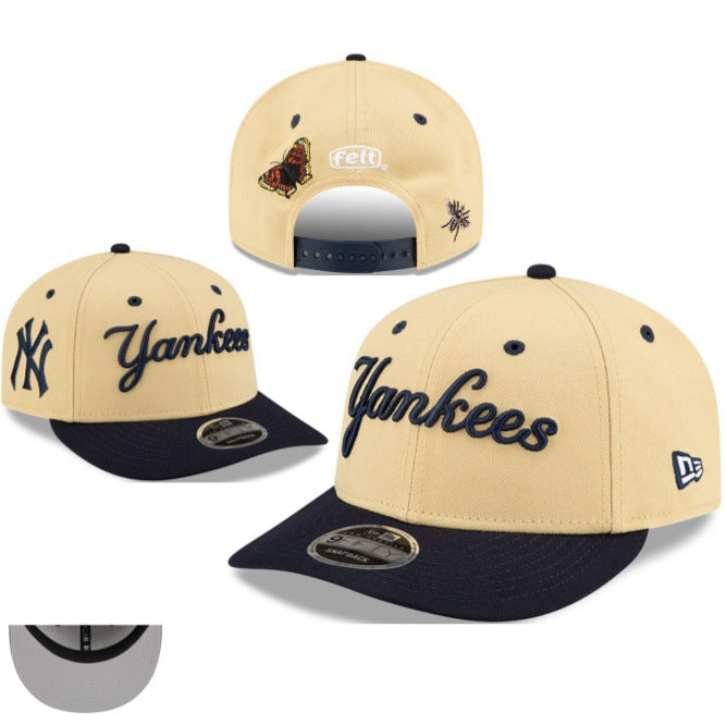 New York Yankees Cream Navy Script