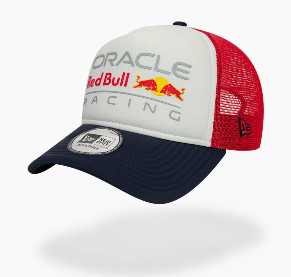 Oracle Red Bull Racing White Navy Trucker Cap