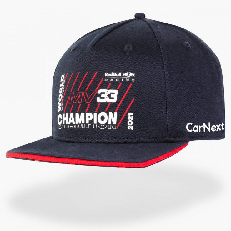 Aston Martin Red Bull Racing Max Verstappen Champion Navy Cap