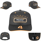 McLaren Lando Norris 4 Black Trucker Cap