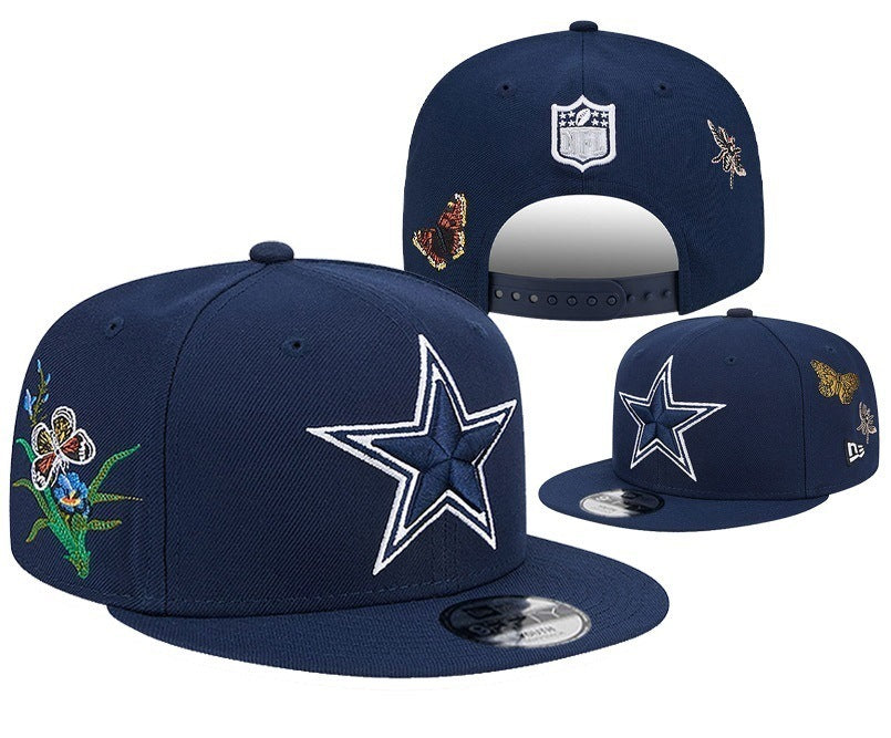Dallas Cowboys Navy Floral Side