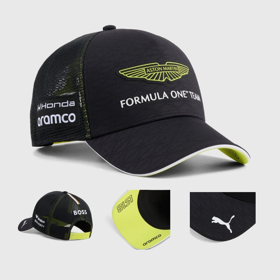 Aston Martin Aramco Puma Black Cap