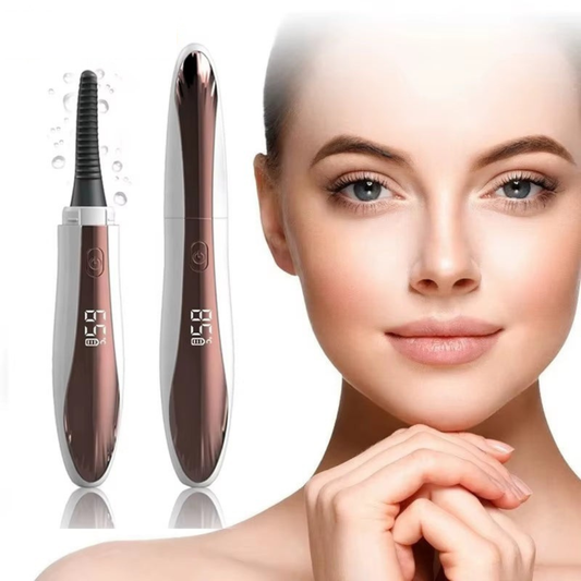 Electric Heated Eyelash Curler – Rechargeable Long-Lasting Lash Curling Tool with Adjustable Temperature