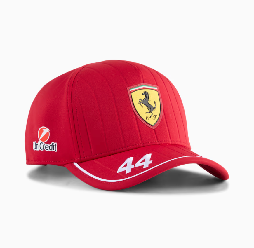 Scuderia Ferrari Lewis Hamilton 44 Red Cap