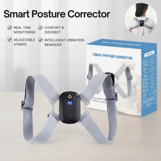Smart Posture Corrector Belt – Invisible Back Support with Vibration Alert