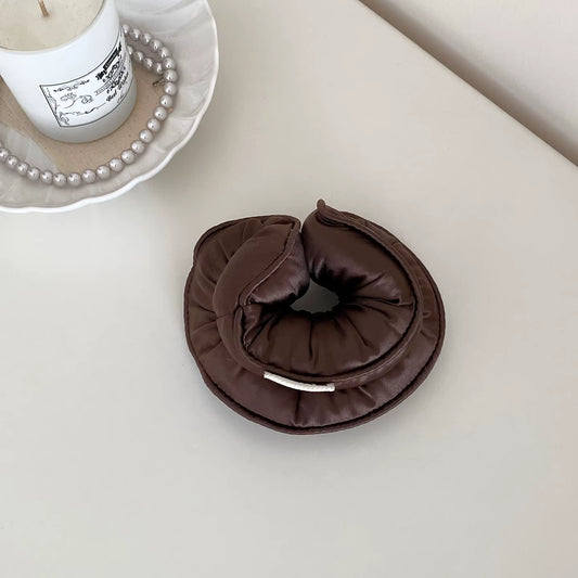 Sponge Sleep Elastic Ponytail Holder Hair Scrunchies for Women Hair Accessories Girls Soft Solid Satin Filled Cotton Big Bands