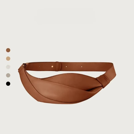 2025 New Model Large Capacity Pillow-Shaped French Style Niche Travel Smooth Shoulder Bag, Crossbody Bag, Handbag