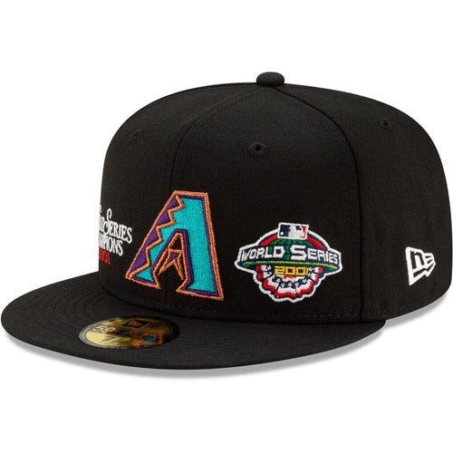 Arizona Diamondbacks Black World Series Fitted Cap