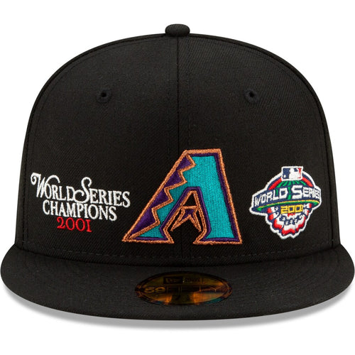 Arizona Diamondbacks Black World Series Fitted Cap
