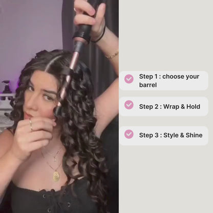 5-in-1 Professional Hair Styler Salon- Perfect Curls at Home in Minutes