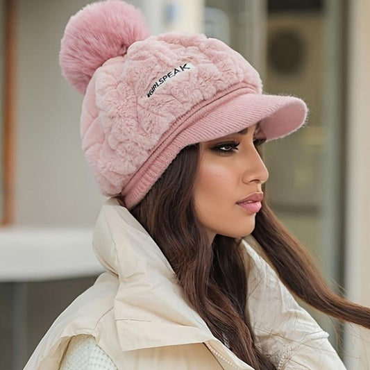 Women’s Fashion Winter Hat with Short Brim