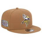 Brown Minnesota Vikings Color Pack Side Patch 9FIFTY Snapback Hat